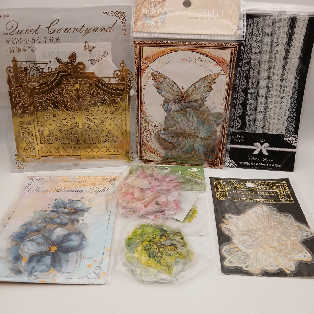 This is for a Scrapbooking Card Making Decal Sticker Embellishment Bundle.
